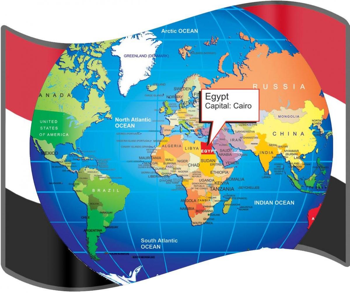 cairo location on world map