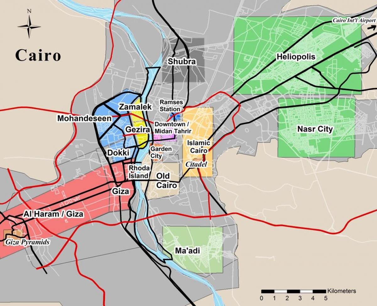 Map of dokki cairo