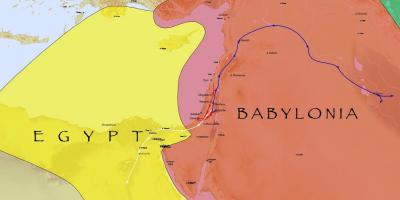 Map of babylon egypt