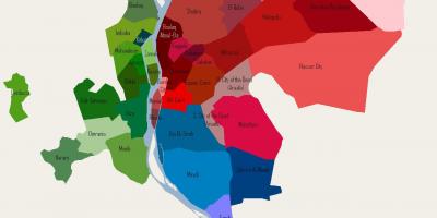 Cairo neighborhood map