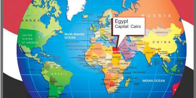 Cairo location on world map