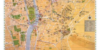 Cairo tourist attractions map
