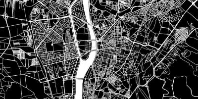 Map of downtown cairo