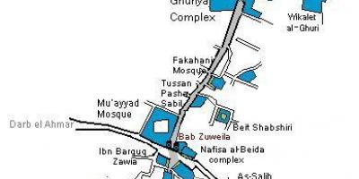 Khan el khalili bazaar map