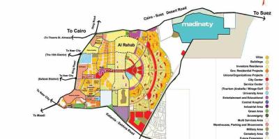 Map of new cairo city