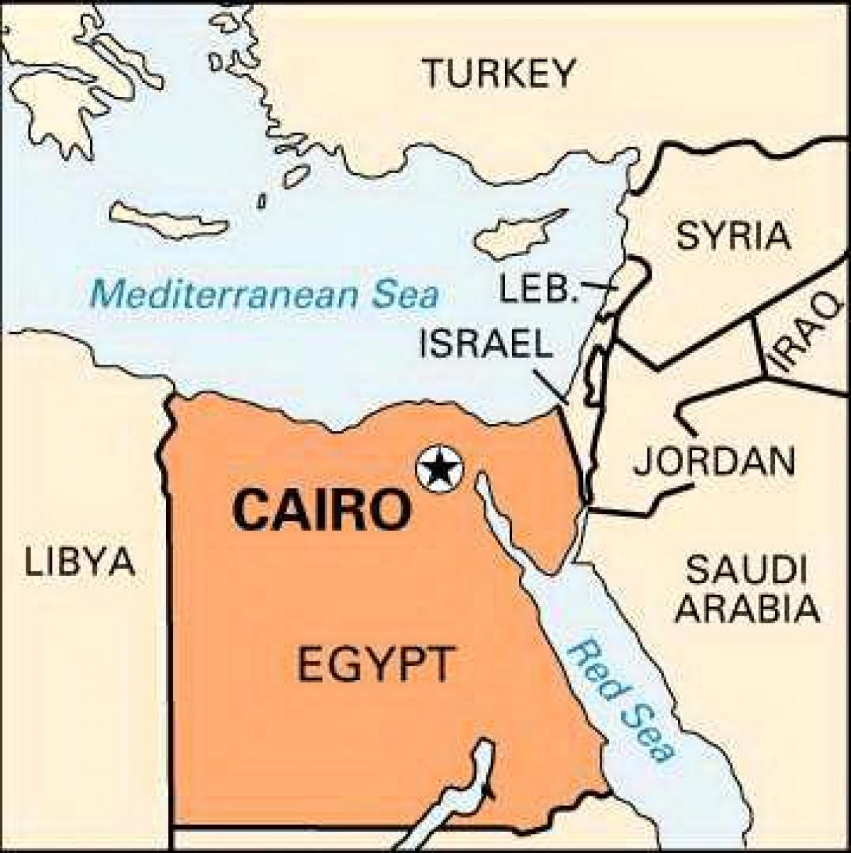 Map of cairo location
