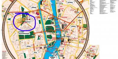 Cairo attractions map